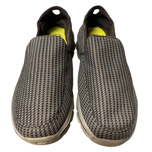 Skechers Go Walk 3 Loafers Mens 8 Black Gray GOmat Technology Walking Shoes - Picture 2 of 13